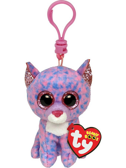 Ty Beanie Boos Γατούλα Λεβάντα με Κλιπ 1607-35244