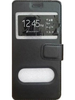 Θήκη flip με Call Display, δυνατότητα απάντησης και STAND για LG G3 - Μαύρο