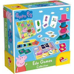 Lisciani Giochi Peppa Pig Edu Games Collection Επιτραπέζιο Παιχνίδι για Παιδιά 2+ Ετών για 1-2 Παίκτες