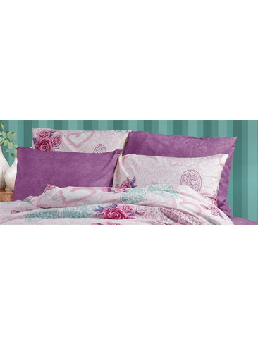 ΜΑΞΙΛΑΡΟΘΗΚΗ ΕΜΠΡΙΜΕ Χλόη 457 50X70 Pink 70/30 Cott/Pol