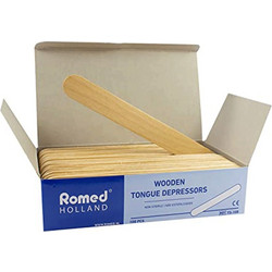 Romed γλωσσοπίεστρα ξύλινα μη αποστειρωμένα TS-100