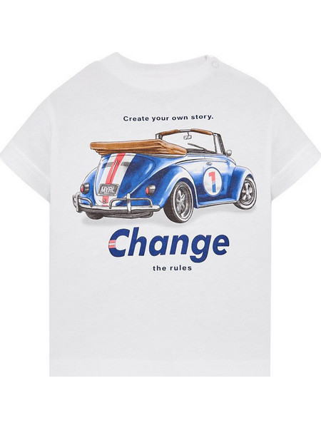 Mayoral Λευκό T-Shirt για Αγόρι 29-01024-088