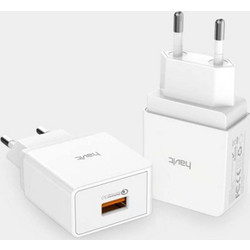 Havit Φορτιστής Χωρίς Καλώδιο με Θύρα USB-A Quick Charge 3.0 White H126