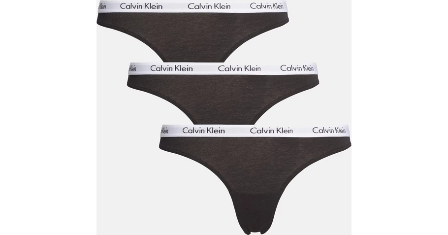 Calvin klein Set 3pack Thong Lace Edge 000QD5151E - Tawny