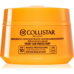 Collistar Smart Sun Protection Supertanning Concentrate Unguent Αδιάβροχο Κρέμα Μαυρίσματος Σώματος SPF10 150ml