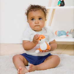 Baby To Love Ρίτσαρντ η Μικρή Αλεπού Υφασμάτινη Κουδουνίστρα για Νεογέννητα