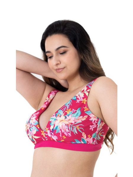 Dorina Bikini Top Τριγωνάκι Floral Φούξια D001274MI010-PK0067