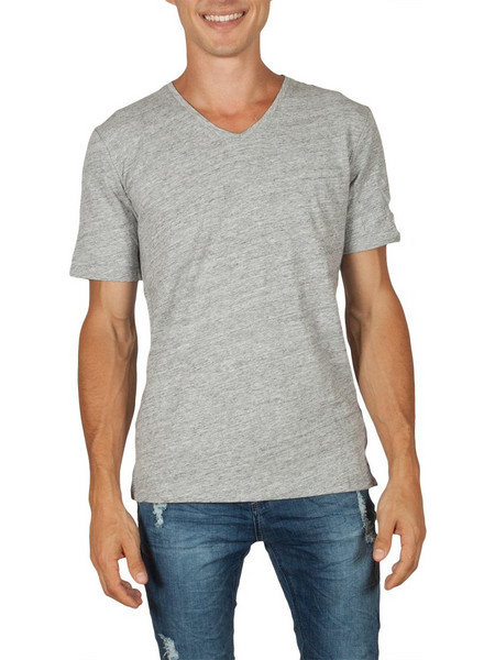 Minimum Earlham ανδρικό t-shirt γκρι μελανζέ 143460222-gr