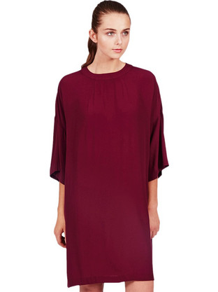 Minimum Aricia Mini Καθημερινό Φόρεμα Μπορντό 11378136