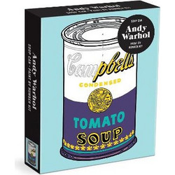 Andy Warhol Soup Can Paint By Number Kit Galison Mudpuppy Press