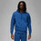 Jordan Essentials Ανδρική Ζακέτα Fleece με Κουκούλα και Φερμουάρ Μπλε DQ7350-493