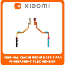 Γνήσια Original Xiaomi Redmi Note 9 Pro (M2003J6B2G) Fingerprint Flex Sensor Αισθητήρας Δακτυλικού Αποτυπώματος Tropical Green Πράσινο 490100000M5F (Service Pack By Xiaomi)