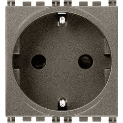 Πρίζα Sicury 2P+Τ 16A DΕ, με Κλίπς Metal Arke