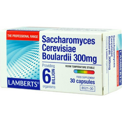 Lamberts Saccharomyces Cerevisiae Boulardii 300mg Προβιοτικά 30 Κάψουλες