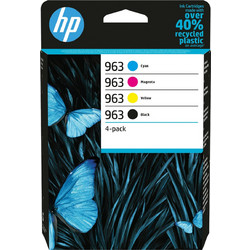 HP 963 B/C/M/Y Πακέτο 4 Μελανιών Εκτυπωτή Inkjet 6ZC70AE