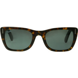 Ray-Ban Caribbean RB2248 902/R5 Ανδρικά Γυαλιά Ηλίου Ορθογώνια Κοκάλινα Καφέ με Μπλε Polarized Φακό
