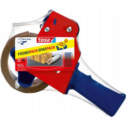 TESA PACK Μηχάνημα Χειρός και Ταινία Συσκευασίας καφέ 50x48mm Pack Dispenser 57395-00000