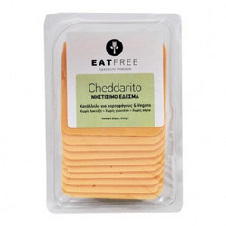 Φυτικό Έδεσμα Cheddarito σε Φέτες, 200 γρ. Eat Free 12488
