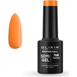 Elixir Semigel 768 Pumpkin Ημιμόνιμο Βερνίκι Νυχιών 5ml