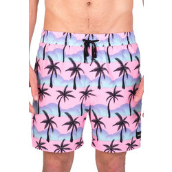 Hurley Cannonball Volley 17" Ανδρικό Μαγιό Σορτς με Σχέδια Ροζ MBS0011030-H616