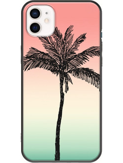Θήκη Exotic Tree iPhone 12 mini Black TPU (Μαύρη Σιλικόνη)