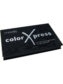 Coppelo Color X Press Σκούρο Καστανό Μαύρο Μάσκαρα Μαλλιών 2x4gr
