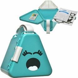 TRUNKI Teebee 0443-GB01 Παιδικό Κουτί Αποθήκευσης από Πλαστικό Τυρκουάζ 18x18x16cm