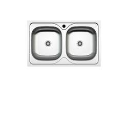 Soncera Excel Estia 720CMAS90 Ένθετος Νεροχύτης Inox Σατινέ 86x50cm