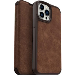 Θήκη Otterbox Strada Series Μαγνητική Πορτοφόλι για Apple iPhone 13 Pro 6.1 - ΚΑΦΕ - 77-85811