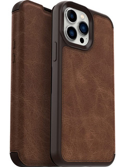 Θήκη Otterbox Strada Series Μαγνητική Πορτοφόλι για Apple iPhone 13 Pro 6.1 - ΚΑΦΕ - 77-85811
