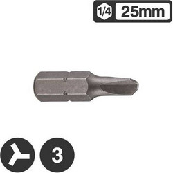Force 122S2503 - Μύτη Τρίφτερη 1/4" 25mm - No 3