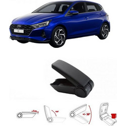 Κονσόλα Χειροφρένου Τεμπέλης Armster OE1 Για Hyundai I20 2020+ Χωρίς Εργοστασιακό Τεμπέλη Μαύρο Χρώμα 0026050