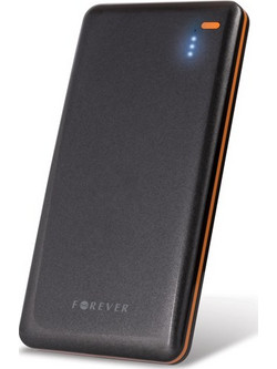 Forever PTB-03 Power Bank 10000mAh με 2 Θύρες USB-A Black