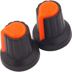 Potentiometer Control Rotary Knobs (Orange)