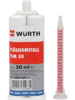 Wurth Υγρός Στόκος Μετάλλων 2 Συστατικών FLM 50ml