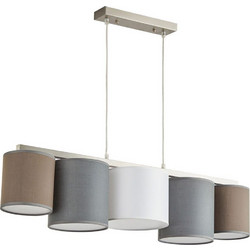 Home Lighting Cozy Κρεμαστό Φωτιστικό Οροφής Ράγα Πολύφωτο Μαύρο SE21-WGBB-88 77-8232