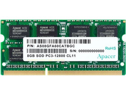 Apacer 8GB (1X8GB) DDR3 RAM 1600MHz SoDimm AS08GFA60CATBGJ