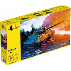 Heller Leopard 1A4 Hellenic Starter Kit Συναρμολογούμενο Πλαστικό Μοντέλο Τανκ 1:35