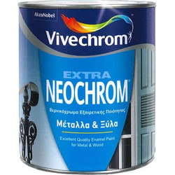 Vivechrom Neochrom Extra Βερνικόχρωμα Διαλύτου 30 Λευκό Gloss 5lt