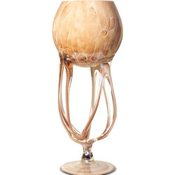 Κηροπήγιο Jacky O 45εκ - Άσπρο - Καφέ - 45 cm