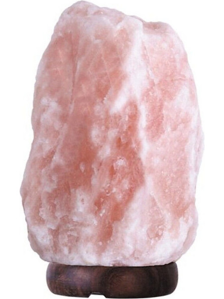 Φωτιστικό πορτατίφ Rock από φυσικό αλάτι 19cm (4120)