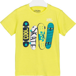 Losan Παιδικό T-Shirt Κοντομάνικο Lime 215-1632AL-027