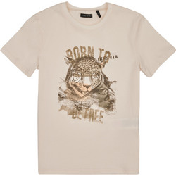 Ikks Παιδικό T-Shirt Κοντομάνικο Μπεζ XW10113-11
