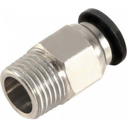 123-3D M10 Straight PTFE Pneufit Connector 4mm