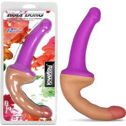 EasyToys Ended Διπλό Dildo 30cm Flesh
