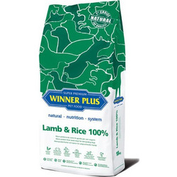 Winner Plus Natural Nutrition System 100% with Lamb & Rice 18kg