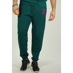 Franklin & Marshall Ανδρικό Παντελόνι Φόρμας Fleece με Λάστιχο Πράσινο JM1004.000.2004P01-101