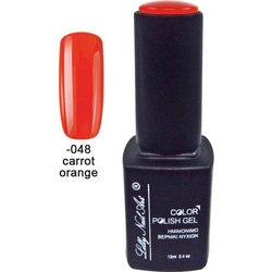 Lilly Nail Art Color Gel Carrot Orange Ημιμόνιμο Βερνίκι Νυχιών 12ml