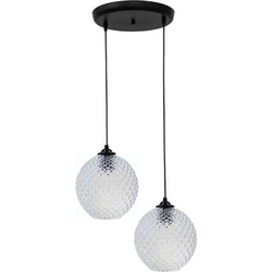 Heronia Lighting Κρεμαστό Φωτιστικό Οροφής Δίφωτο E27 02-0362