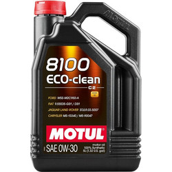 Motul 8100 Eco-Clean C2 Συνθετικό Λάδι Αυτοκινήτου 0W-30 5lt